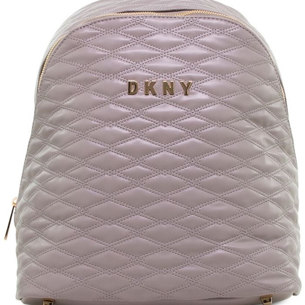 DKNY Allure Quilted Backpack - Grey